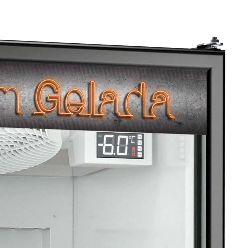 EXHIB.CERVECERO VIDRIO 400L/1PT LUXURY GRBA400 NEG - Imagen 3