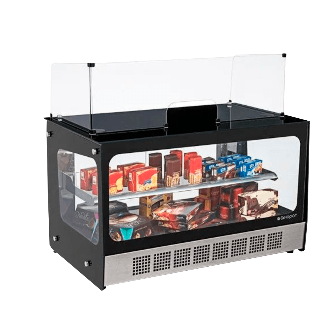VITRINA CAJA NEUTRO LUXURY 0,75M V.RECTO MGXB-080R - Imagen 4